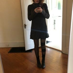 Anthropologie Rosie Neira Gray Dress Size Medium